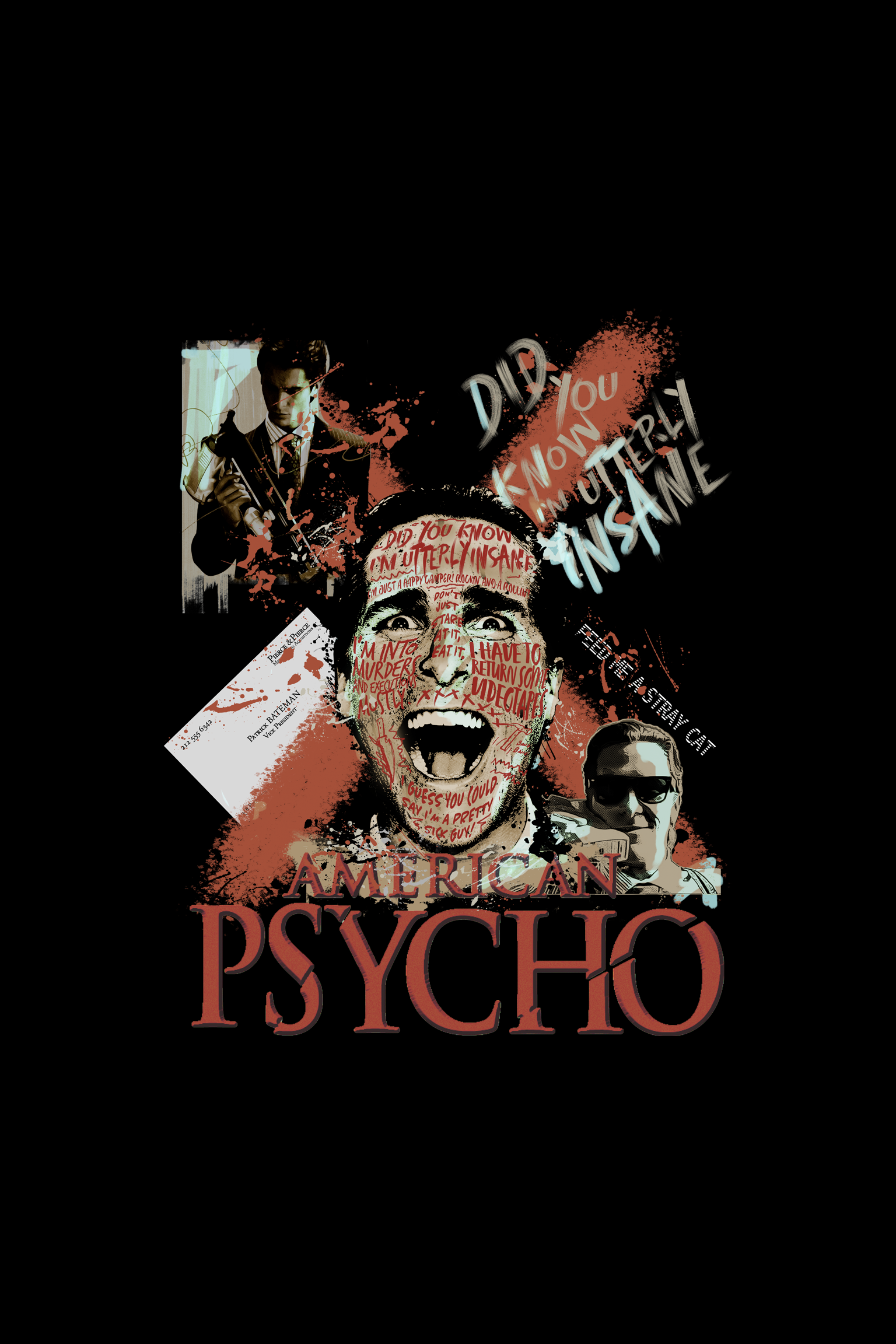 AMERICAN PSYCHO CHAOS TEE