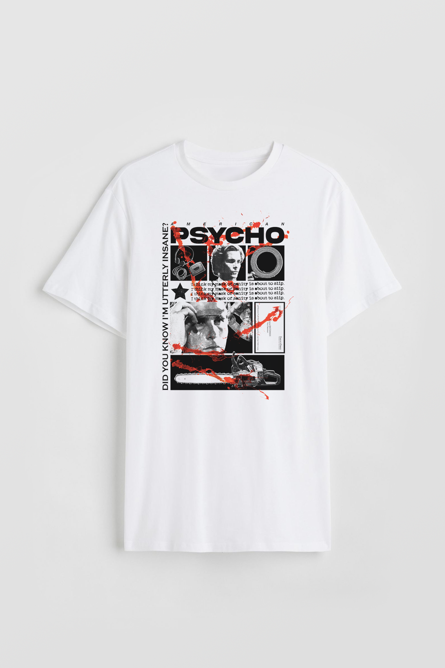 AMERICAN PSYCHO INSANITY TEE