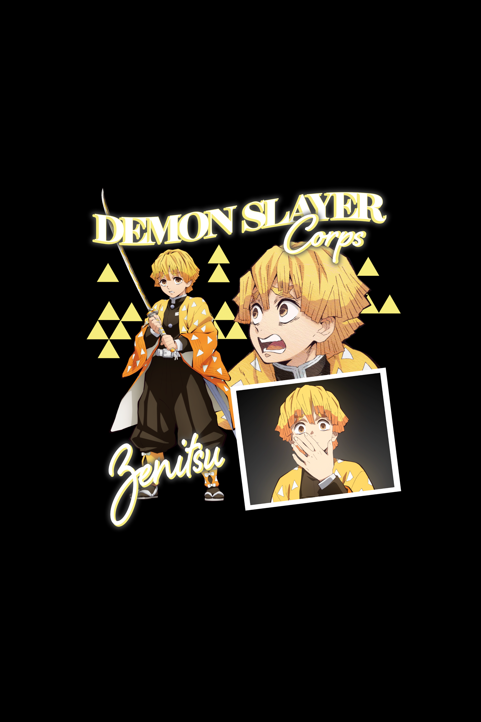 ZENITSU DEMON SLAYER CORPS TEE