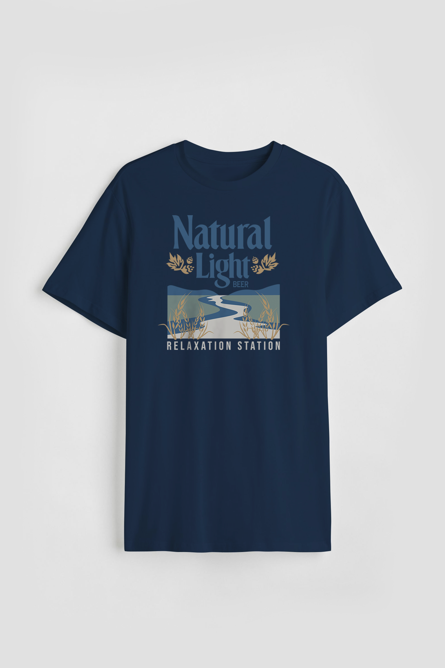 Natural Light Relaxation Station Tee